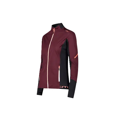 Кофта CMP Women's Full-Zip Hybrid Jacket Burgundy L (1097-31A2466-C919 42) - фото 3