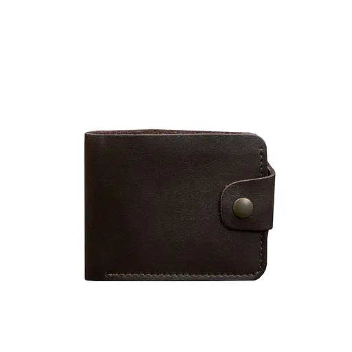 Кожаное портмоне 9.1 темно-коричневое - фото 9