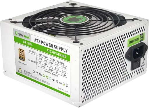 Блок питания GameMax GP-550 550W 80+ Bronze White (GP-550-White) - фото 2