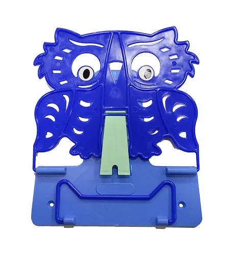 Підставка для книг №4 "Сова" 631569 Irbis пластикова, в пакеті (4820098991365) Синій Вид 17 - фото 1