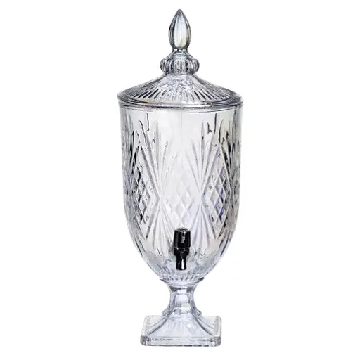 Лимонадниця Crystal Trinity 5 літрів із краном для мохіто-сока напоїв Yiwu HP-19-303 - фото 2