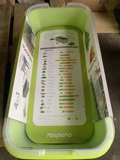 Горшок для растений в виде мини-теплицы Prosperplast Respana Planter комплект - лайм, 52 л - фото 2