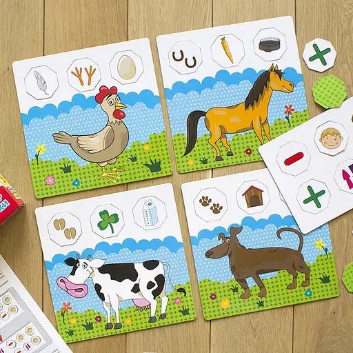 Навчальні пазли. Хто живе на фермі. Iq-club для малюків (у) 13203005 - фото 3