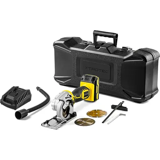 Пила циркулярная аккумуляторная мини Trotec PCSS 05-20V с кейсом (DAS302847) - фото 10