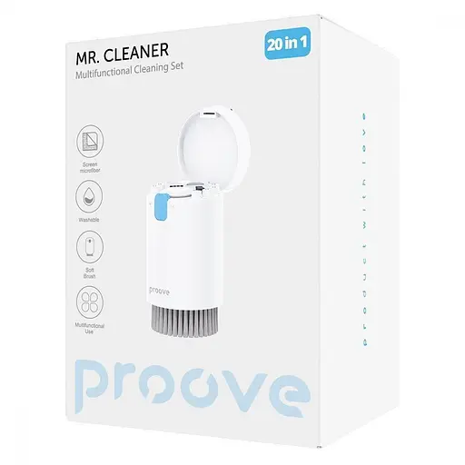 Багатофункціональний набір для чищення Proove Mr. Cleaner 20in1 white - фото 9