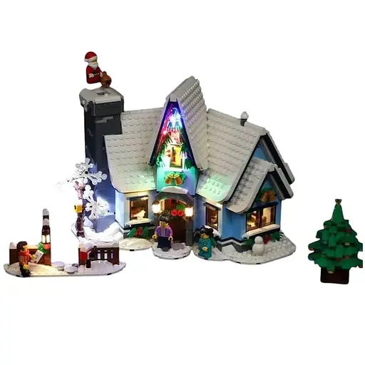 Комплект освещения BriksMax для визита Санты (легко устанавливается)