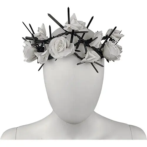 Венок Терновый с крупными розами - фото 1