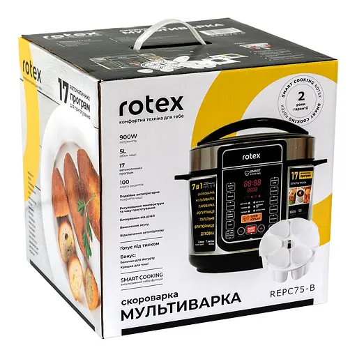 Мультиварка-скороварка Rotex REPC75-B - фото 9
