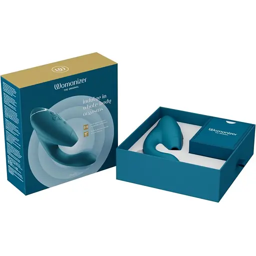 Подвійний стимулятор Womanizer Duo 2 - Petrol - фото 8