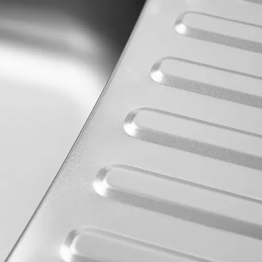 Кухонная мойка из нержавеющей стали Platinum 7050 сатин (0,8/180 мм), R, Satin - фото 4