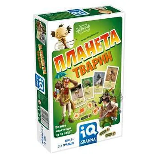 Настольная игра Granna IQ Планета животных (82777) - фото 1