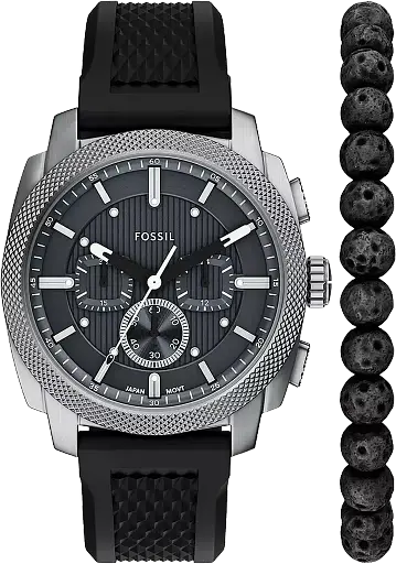 Часы Fossil Machine Chronograph FS6145SET + браслет