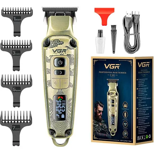 Машинка для стрижки VGR V-901 (129209) - фото 3