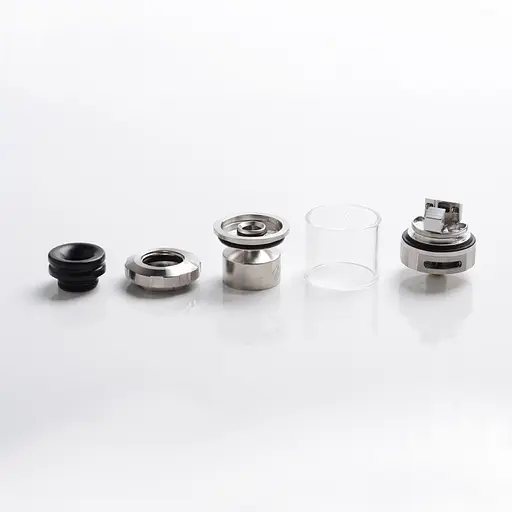 Атомайзер обслуживаемый ATVS Destiny RTA 24 мм 4 мл Silver (am480) - фото 3