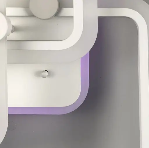 Потолочная люстра LED на 3 рожка Line.F RGB подсветка есть - фото 4