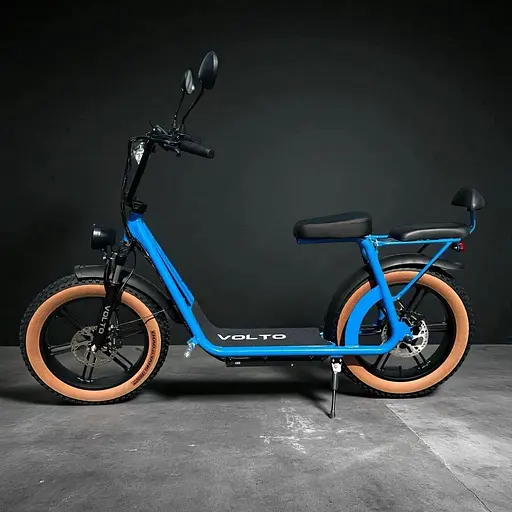 Электросамокат Volto Cruise 22 (1000W 48V 19Ah) NFC Синий + Сетевой фильтр в подарок - фото 6