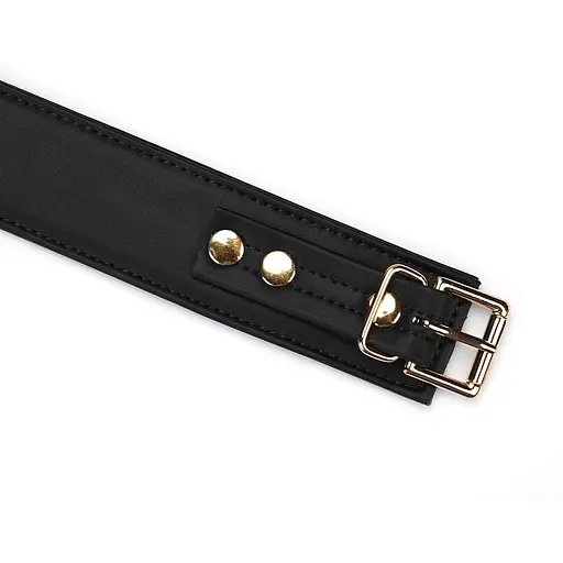 Нашийник з повідцем Liebe Seele Black Organosilicon Collar With Leash - фото 6