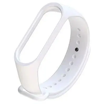 Ремінець Silicone Mi Band 5/6 Білий (1) - фото 1