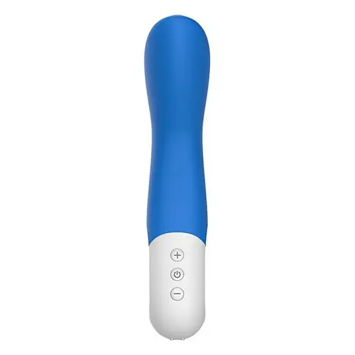 Вібратор Liebe Pleasure Toys Mighty Rechargeable 21.5 см (синій) - фото 8