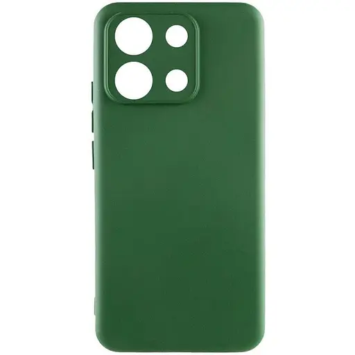 Чехол Lakshmi Silicone Cover Full Camera (AA) для Xiaomi Poco X6 Pro Зеленый / Dark green