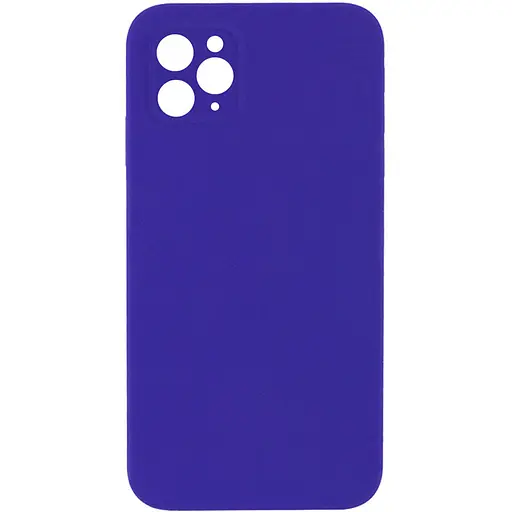 Чохол Epik Silicone Case Square Full Camera Protective AA NOLOGO для Apple iPhone 11 Pro 5.8 Фіолетовий/Ultra Violet - фото 1