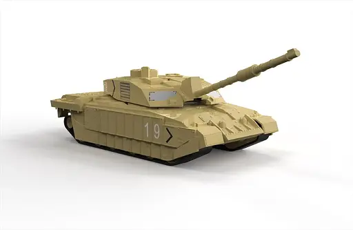 Конструктор Airfix танк Challenger Tank Quickbuild багатобарвний J6010 - фото 2