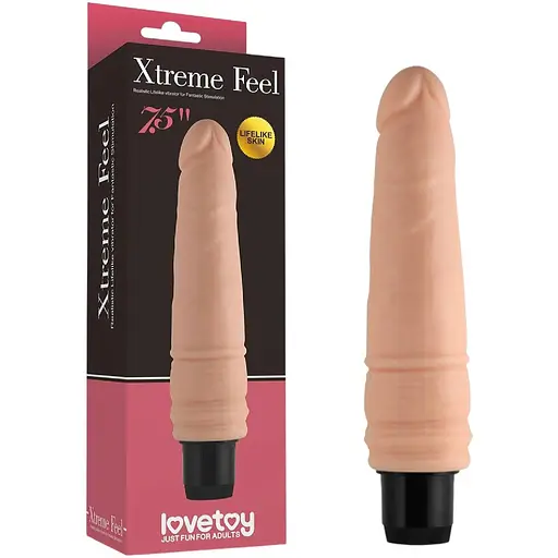 Вібратор Lovetoy Real Feel 20 см тілесний