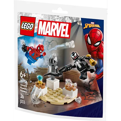 Конструктор LEGO Super Heroes Marvel Ограбление музея Веномом 36 деталей (30707) - фото 2