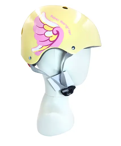 Комплект детский шлем и защита Yongkang GB24429-2009 S (5-9 л) желтый крылья (G0001964) - фото 2