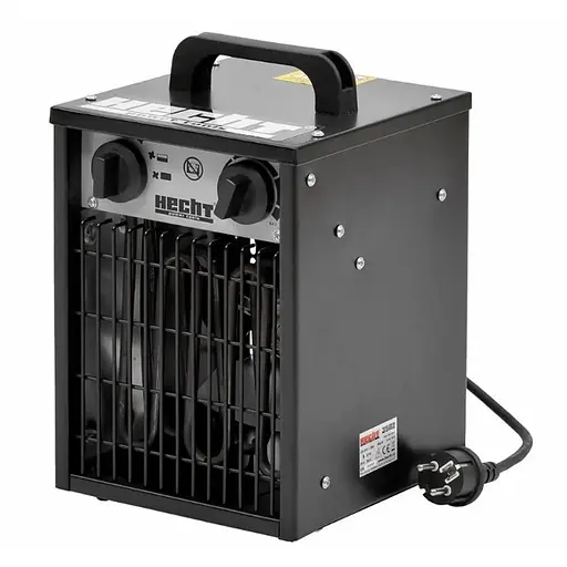 Обігрівач HECHT з термостатом 3502 2,0 кВт, площа обігріву 20 кв.м., підлоговий/настільний, чорний - фото 1