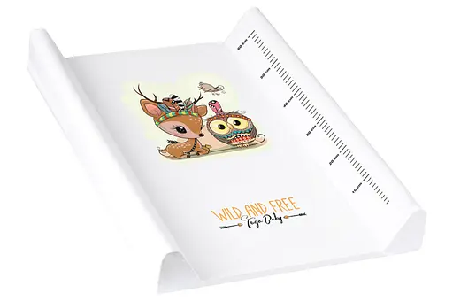 Пеленальный коврик Дикий запад: Олененок, 70x50 см, белый, TEGA