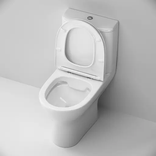 Унитаз-компакт Damixa Scandinavian Pure безободковый с сиденьем микролифт белый DX36C8601SC, Белый - фото 5