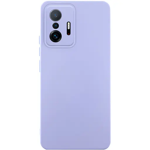 Чехол Silicone Cover Lakshmi Full Camera (AAA) для Xiaomi 11T / 11T Pro Сиреневый / Dasheen