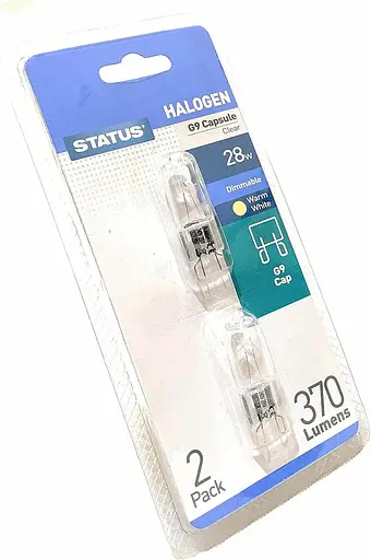 Галогенная капсульная лампа с предохранителем/УФ-стопом G928SHCWF212 G9 Cap, упаковка из 6 штук, прозрачная - фото 2