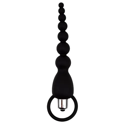 Анальний ланцюжок Black Mont Elite Power Beads 19.5 см (чорний)