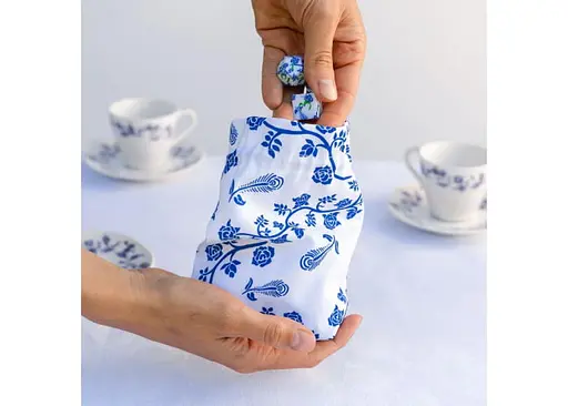 Мішечок для кубиків Q-Workshop Full Art Dice Pouch Porcelain (BWSPPORC201) - фото 4