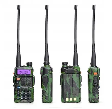 Портативная рация Baofeng UV-5R FM радио + фонарик (Камуфляж) - фото 4