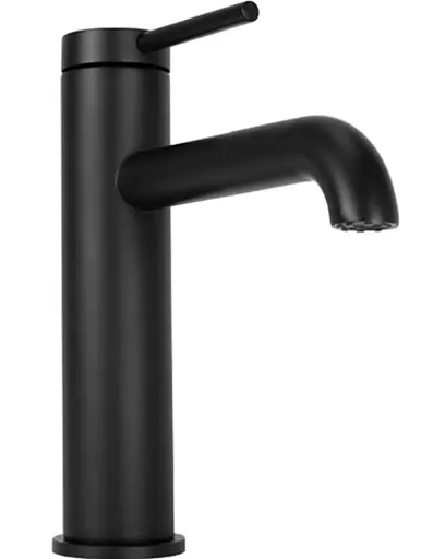 Смеситель для умывальника Rea Spot низкий black REA-B2012 Черный матовый - фото 3