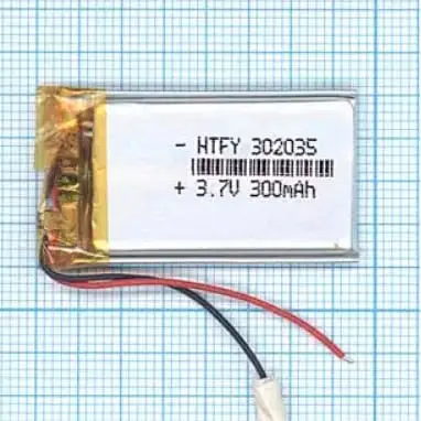 Аккумулятор 2E для квадрокоптера батарейка 20*35 мм 300 мАч универсальная - фото 1