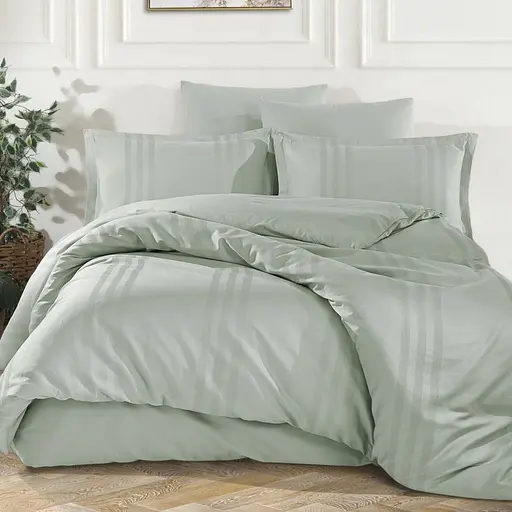 Постільна білизна Melkor V9 Ada Cayi Ранфорс Жаккард Clasy pbe0052067 - фото 1