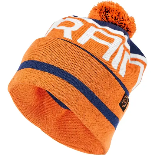 Шапка Brain с помпоном 58 Blue/orange - фото 1
