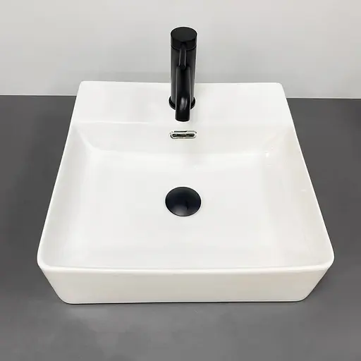 Умивальник VBI Bitonto S white накладний підвісний VBI-015702, Білий - фото 4