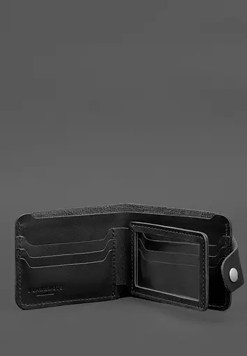 Кожаный портмоне 9.1 Черный - фото 4