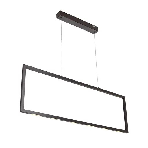 Люстра підвісна Brille світлодіодна для хола 18W WW BK (BL-851S/1) - фото 8