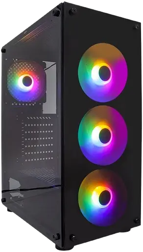 Корпус 1stPlayer V3-B-4F1 Black (V3-B-4F1)