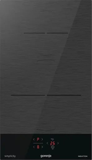 Варочная поверхность индукционная Gorenje 30 см Домино PowerBoost сочетание конфорок черный - фото 6