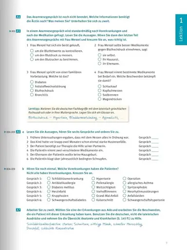 Menschen im Beruf. Medizin. Kursbuch mit MP3-CD - фото 6