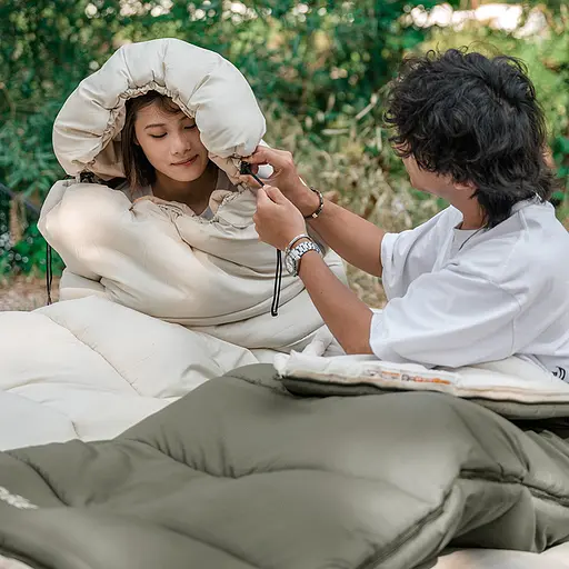 Спальный мешок конверт Naturehike LD150 CNK2300SD016 (225 x 75 см) Бежевый - фото 2