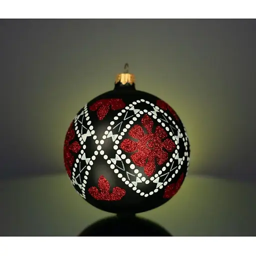 Набір ялинкових прикрас Різдвяні історії Код нації: Херсонщина 3 кулі скло (4820001107104) - фото 5