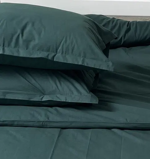 Комплект постільної білизни двоспальний 180х200 см варена бавовна White Dream Зелений (2001/2) - фото 2